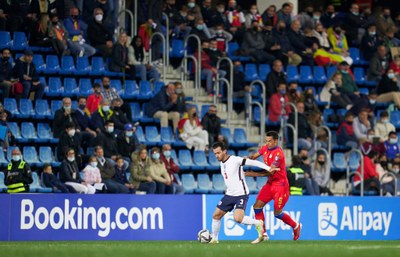 Partit entre les seleccions de futbol d'Andorra i Anglaterra a l'Estadi Nacional (Foto: FAF)