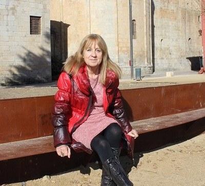 Anna Martí, al Parc del Cadí de la Seu d'Urgell