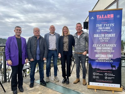 Presentació del Festival Talarn Music Experience a Lo Quiosc de Talarn, al Pallars Jussà (Foto ACN/Marta Lluvich)