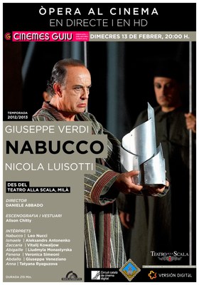 Cinemes Guiu - Cartell Nabucco