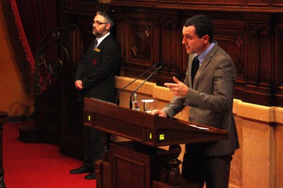 Òscar Ordeig, al Parlament