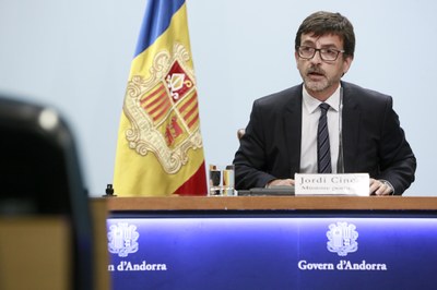 Jordi Cinca, ministre portaveu del Govern d'Andorra (Foto: Govern d'Andorra)