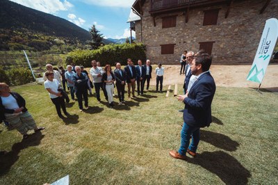 Pere Aragonès inaugura la remodelació del Xalet-Refugi Juli Soler i Santaló, a Salardú (Foto: Delegació Govern Alt Pirineu i Aran)
