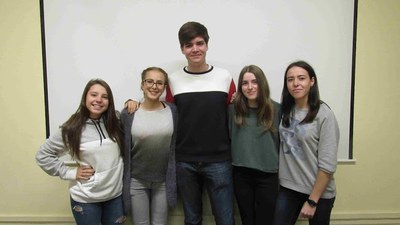 Estudiants del Batxibac del curs 2017-2018 (Foto: INS Joan Brudieu)