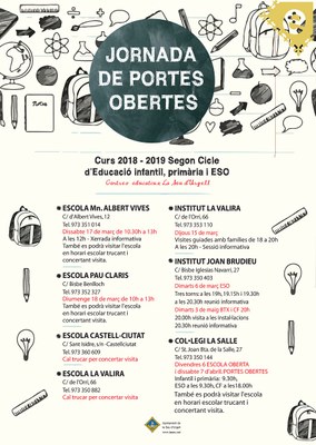 Jornades de portes obertes als centres educatius de la Seu