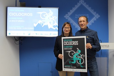 Presentació del 4t Gran Premi La Seu d'Urgell, prova de la Copa Catalana de Ciclocròs 2023 (Foto: Ajuntament de la Seu d'Urgell)