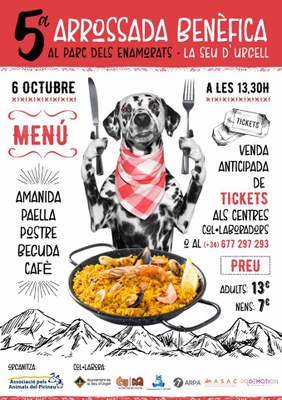 Arrossada benèfica a favor de l'Associació pels Animals del Pirineu