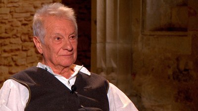 Artur Blasco, durant l’enregistrament de l’entrevista a “(S)avis”