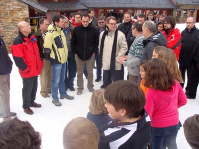 Artur Mas - Visita a Sant Joan de l'Erm