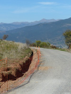 Vilanova de Banat - Obres carretera