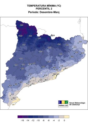 Mapa de percentil (temperatures mínimes) de l'SMC