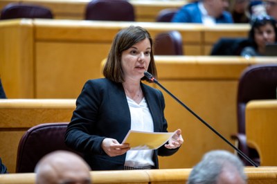 Intervenció de Sara Bailac al Senat (Foto: ERC)