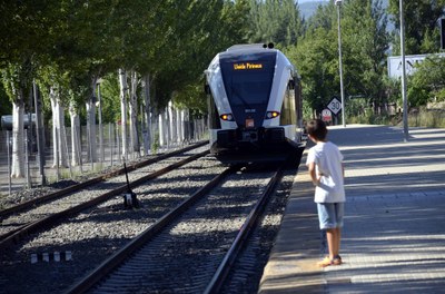 Estació de tren de la Pobla de Segur (FGC / arxiu)
