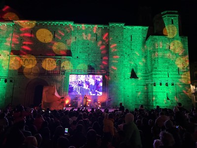 Acte d'encesa de llums, que va donar el tret de sortida al Món Màgic de les Muntanyes