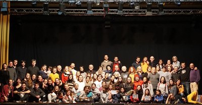 Representacions d''El rescat dels minairons', al teatre de La Salle (Foto: Pirineus Creatius)