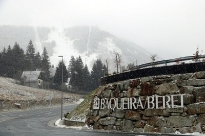 Les pistes principals de Baqueira Beret, des de l'àrea de serveis de la cota 1.500 (Foto: ACN / arxiu)