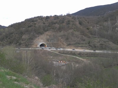 N-145 - Obres al túnel 