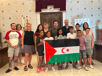 Benvinguda institucional als infants sahrauís que participen en el projecte 'Vacances en Pau' a la Seu d'Urgell 