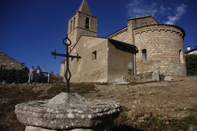 Cementiri vell de Bolvir (Foto: ACN)