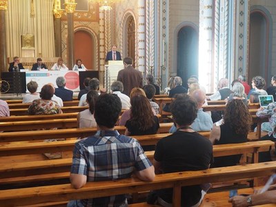 Inauguració del III Congrés Internacional d'Història dels Pirineus, a la Seu