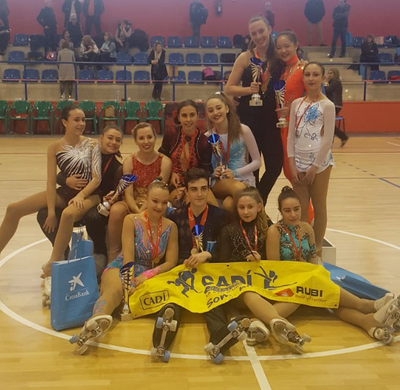 El CHPA Cadí ha estat present al Campionat Provincial de Patinatge Artístic (Foto: CHPA Cadí)