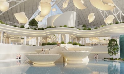 Imatge del projecte de la nova llacuna interior (Foto: Caldea)