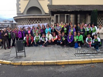 Caminada contra el càncer de mama a la Seu