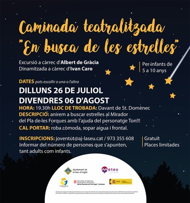 Caminada nocturna per a infants a la Seu