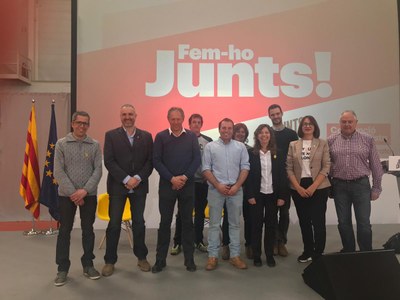 Representants pirinencs a la Convenció Municipalista de Junts per Catalunya