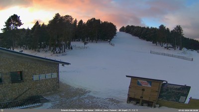 Tuixent-la Vansa, aquest diumenge (Foto: webcam Projecte 4 Estacions)