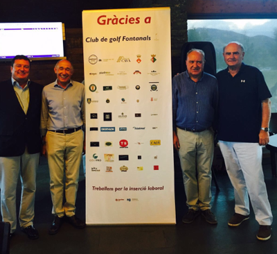 Lliurament del xec (Foto: Càritas d'Urgell)