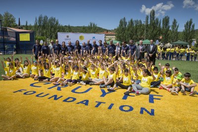 Inauguració del Cruyff Court de la Pobla de Segur (Fundació Cruyff)