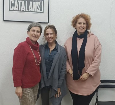 Carme Lostao, Carme Armenta i Mireia Pellicer (Foto: ERC Alt Urgell)