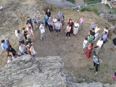 Visita a l'antic castell de Castellbò