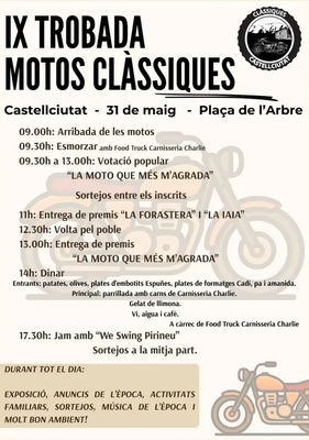 IX Trobada de Motos Clàssiques de Castellciutat