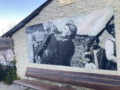 Nova fotografia històrica de grans dimensions a Castellciutat, al cap del poble