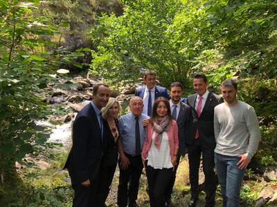 Signants del conveni (Foto: Gencat)