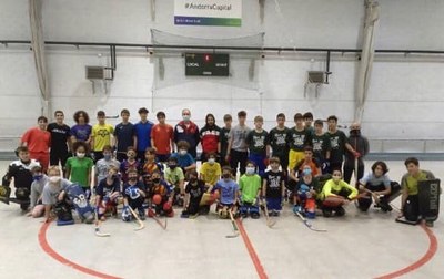 Inici del pla conjunt de tecnificació d'hoquei patins entre Catalunya i Andorra (Foto: CHPA Cadí)