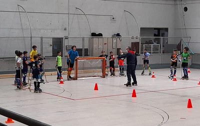 Primer entrenament de tecnificació entre el CHPA Cadí i l'Andorra HC, a l'Estadi Comunal