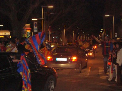 Barça 2009 - Celebració de la Copa a la Seu