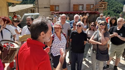 Visita guiada de Carles Gascón a Josa de Cadí (Foto: CCAU)