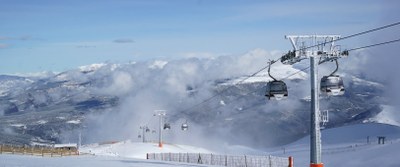 La Molina estrena la prolongació del telecabina fins al Niu de l'Àliga (Foto: La Molina)