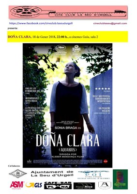 Cineclub La Seu projecta 'Doña Clara'