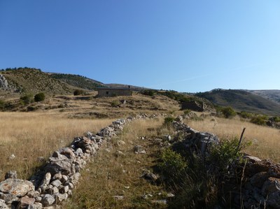 Carrerada prop de l'ermita de la Guia (Foto: Lluís Obiols)