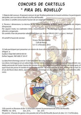 Concurs Cartell Fira Rovelló Nargó 2013