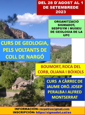 Curs de geologia a Coll de Nargó 