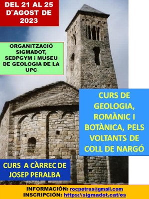 Curs de geologia, romànic i botància a Coll de Nargó