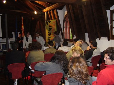 Presentació del programa de voluntaris lingüístics