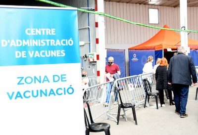 Centre de vacunació a Andorra (Foto: Govern d'Andorra)
