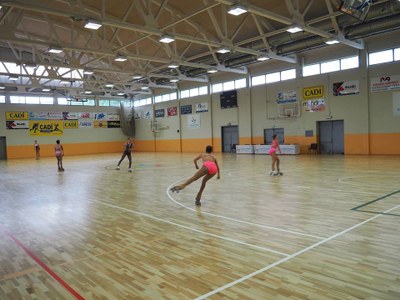 Entrenaments del Campionat d'Espanya 2018 de patinatge cadet i juvenil